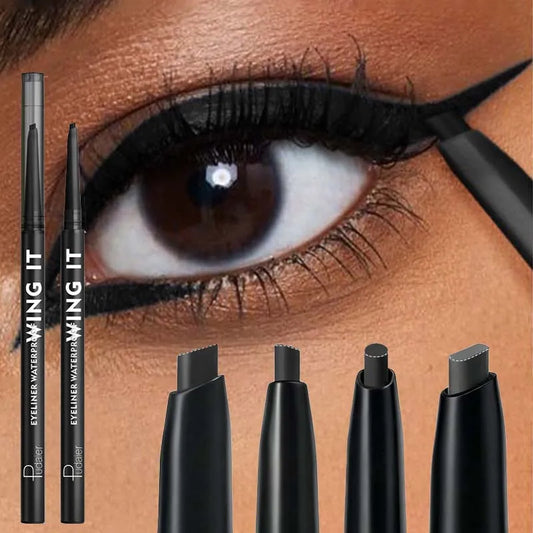 6 Matte Gel Eyeliner Pencils Waterproof Long Lasting Makeup Beginner Friendly Smooth Gel White Green Blue Brown Black Eyeliner