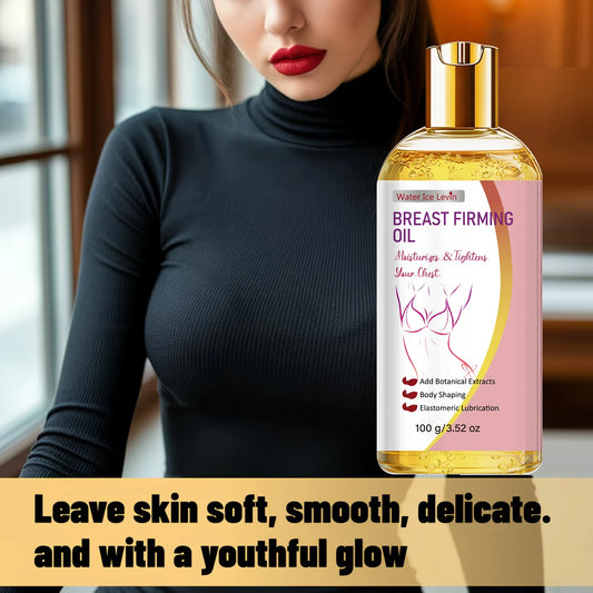 Breast Firming Oil with Collagen & Niacinamide, Moisturizing & Tightening for Chest Skin