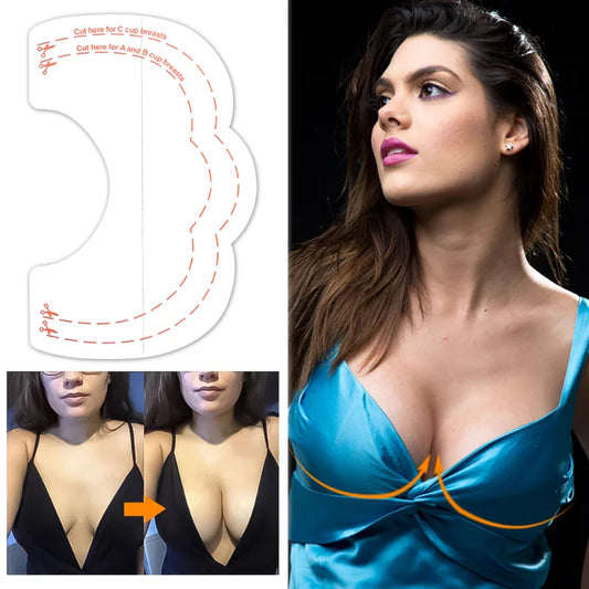 20Pcs Breast Lift Tape Adhesive Nipple Cover Bra Push Up Invisible Bra Stickers Pasties for Party Dress Underwear Accessories