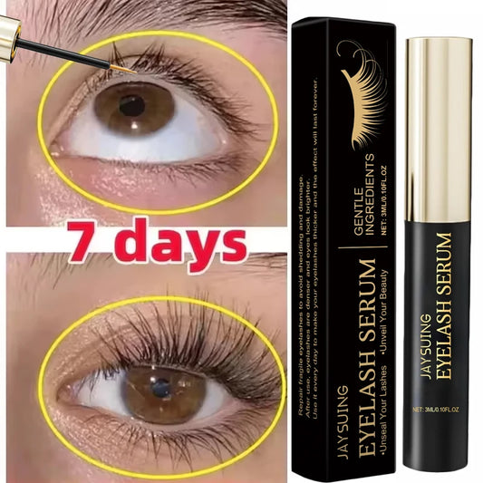 Fast Eyelash Growth Serum 7 Days Natural Eyelash Enhancer Longer Fuller Thicker Curling Lash Treatment Eye Care Products Makeup