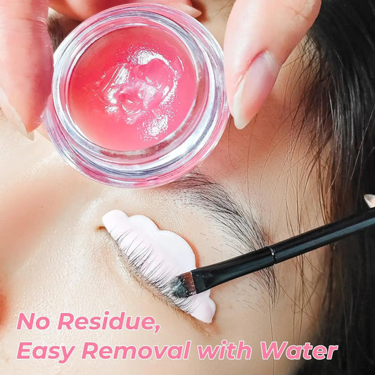 Lomansa Korean 5/10g Lash Lift Glue Balm Eyelash Lift Glue Adhesive 2 in 1 Treatment of Lift Perming Curling Makeup Beauty Tool