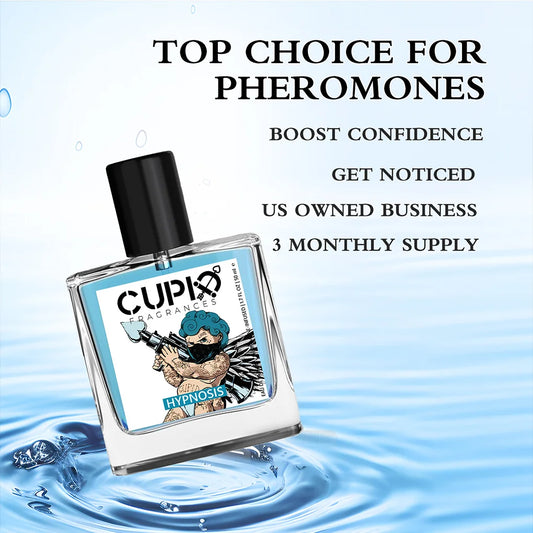 CUPID Fragrance 50ML Men's 2 in 1 Cologne Luxurious Scent for the Modern Gentleman Comes with 2*5ML Portable Perfumes