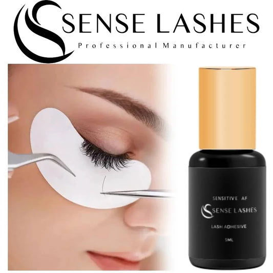 Sense Lashes Eyelash Glue 5ml 0.3-2 Sec Drying Time Retention 6-8 Weeks Low Smell Waterproof adhesivo extensiones de pestañas