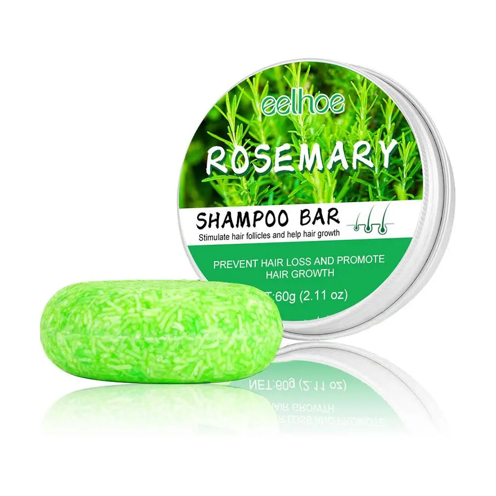 Rosemary Shampoo Soap Ginger/bamboo/lavender/Polygonum Multiflorum Deep Cleansing Soap Bar For Treated Dry Damaged Hair Care