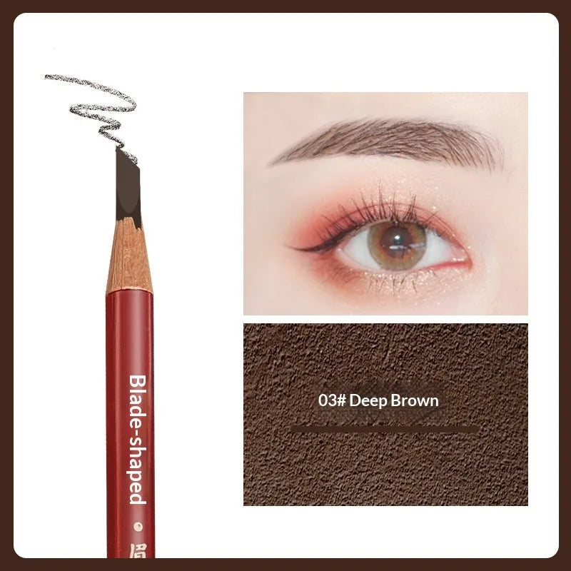 Precision Hard Core Eyebrow Pencil - Creates Natural Wild Brows with Microblading Effect, Waterproof and Long Wearing