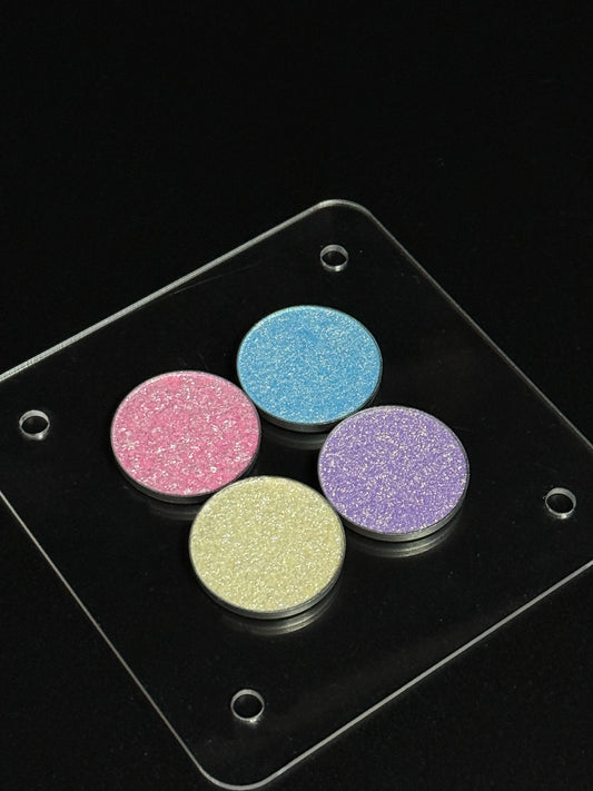 Single Chameleon Eyeshadow Matte Powder Metallic Highgloss Glitter Shimmer Longlasting Combined by Self Gift Disk