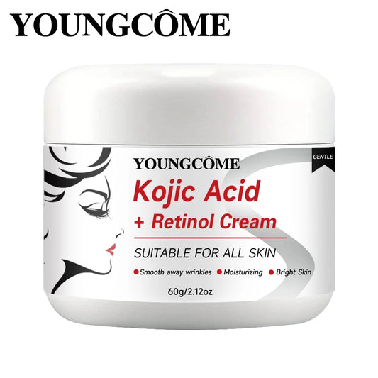 Kojic Acid+Retinol Cream,Anti-aging Cream Remove,Smooth wrinkles Face Cream For Moisturizer Whitening Brighten Skin Products