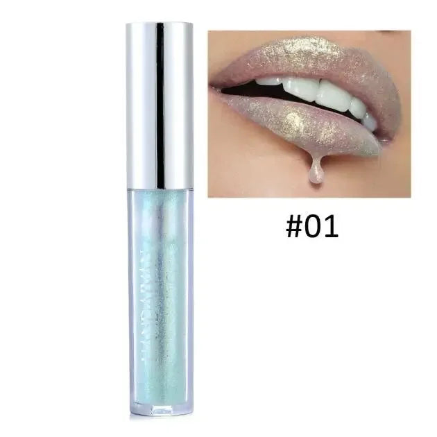 Liquid Crystal Glow Lip Gloss Laser Holographic Lip Tattoo Lipstick Pigment Glitter Lipgloss Lip Plumper Gloss Makeup