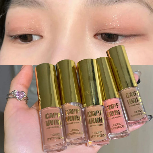 Glitter Liquid Eyeshadows 7 Colors Contour Makeup Lasting Matte Natural Cheek Contour Blush Pigment Milk Coffee Shadow Cosmetics