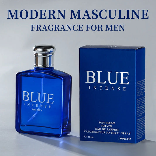 BLUE CHARM Eau de Parfum Spray 3.4 Ounce / 100 Ml Multi-Layered Fragrance Aromatic Fragrance for Men Men's EDP Perfumes Fruit