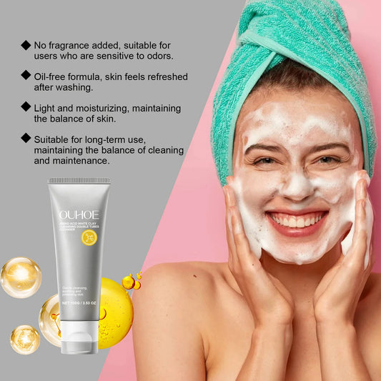 Gentle Facial Cleanser, Daily Hydrating & Refreshing Face Wash, Moisturizing Non-Drying Formula