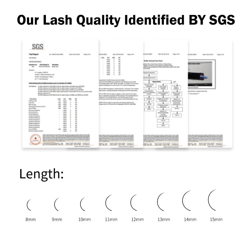 Winky Beauty 12Rows Classic Individual Mink Hair Lashes Extension Matte Black Fluffy Silk Eyelash Extension for Beauty Makeup