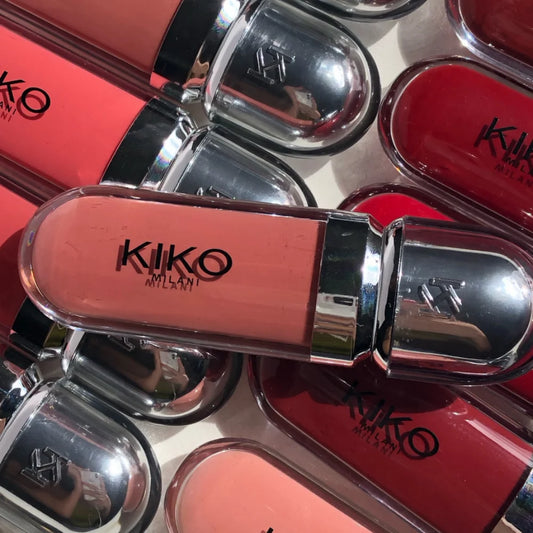KIKO 3D Liquid Lip Gloss Mirror Colour Pearlescent Shimmer Moisturizing Waterproof Plump Glossy Lasting Not Fading Lipstick