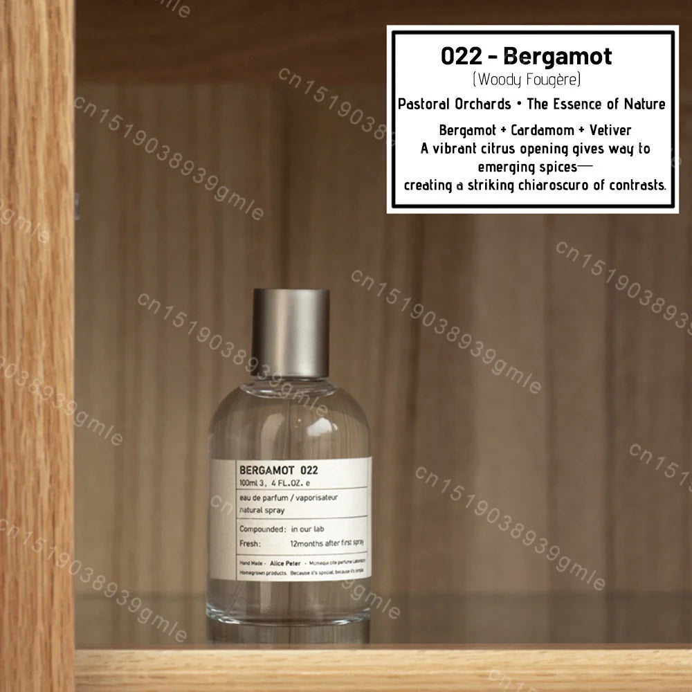 100ML Unisex Perfume Sandalwood Fresh Fragrance Eau De Toilette Classic Fruity Notes Women Man Parfum Bergamot Body Spray