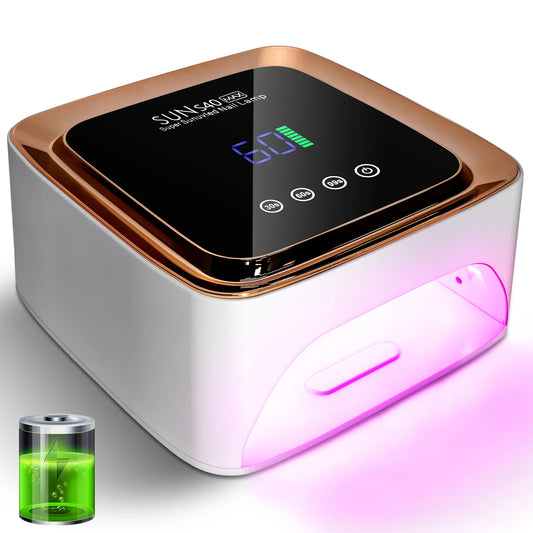 Professional UV LED Nail Lamp 57 LED Light Beads Rechargeable Nail Dryer Quickly Cure All Gel Nail Polish Curing Lamp Tool