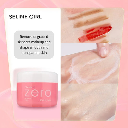 3-in-1 Melting Cleansing Balm: Effortlessly Remove Eye, Lip & Face Makeup in One Step, Gentle Cleanse