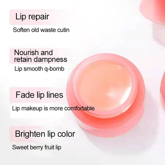 PTWOP Lip Sleep Mask Moisturizing Nourish Repair Hydrated Fade Lip Lines Anti-cracking Day And Night Maintenance Lip Balm Care