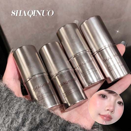 SHAQINUO Milk Jelly Moisturizing Blush Stick Create Creamy Skin Tender and Brightening Cheeks Makeup Highlighting