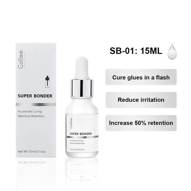 Gollee 0.5s Fast Dry Lash Extension Glue Pro Eyelashes Adhesive Glue Waterproof Grafting Eyelash Super Bonder for Salon Makeup
