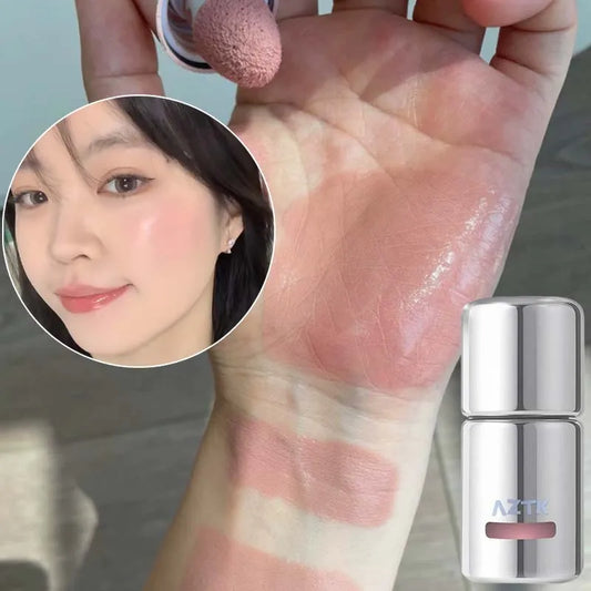 AZTK Liquid Blusher Jelly Color Chinese Blusher Makeup JC04 Aztk Brighten Face Nude Pink Purple Tint Blush Matte Rubores Rouge