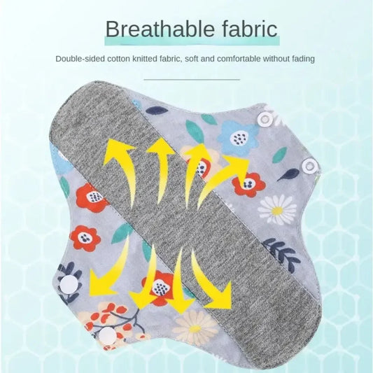 Reusable Monthly Absorbent Menstrual Ecological Cloth Pads Female Hygiene Sanitary Napkin Elderly Prevent Urine Leakage