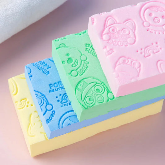 Baby bath sponge, children's bath sponge, rub dust, baby bath sponge, rub mud, soft baby