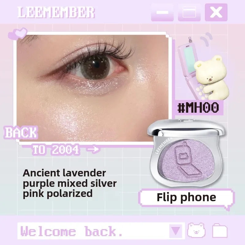LEEMEMBER DreamCore Series Multi-purpose Cream Eyeshadow Highlighter Glitter Brightening Powder contour palette