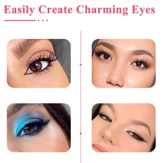 Moonlily 100D Segmented DIY Individual Cluster EyeLashes 3D Volume Silk Mink Grafting False Triple Lashes Extension Makeup Tool