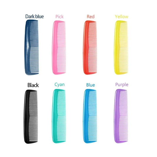 Mini Plastic Comb Small Hair Comb with Thick and Thin Teeth Portable Comb for Hotel Barber Accessories Women Hair Tools