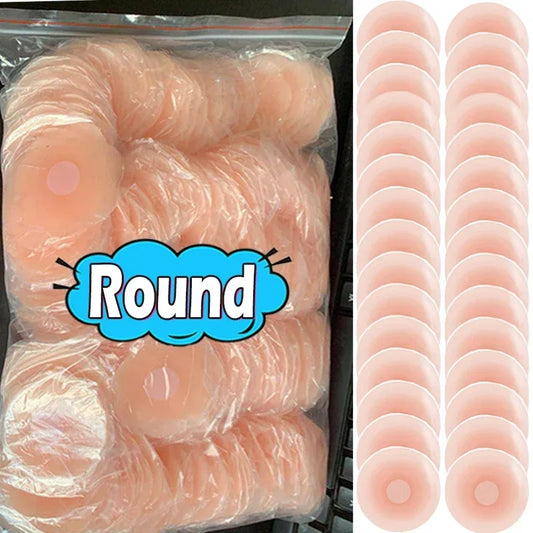 Silicone Nipple Cover Reusable Women Bra Sticker Breast Petal Strapless Lift Up Bra Invisible Boob Pads Chest Pasties Intimates