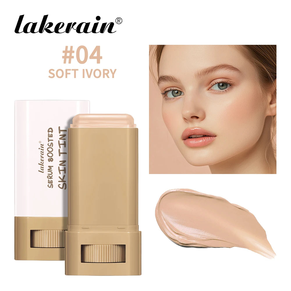 Matte Foundation Stick Waterproof Coverage Travel Flawless Eraser Foundation Stick Lightweight Enhance Skin Radiance Face Makeup