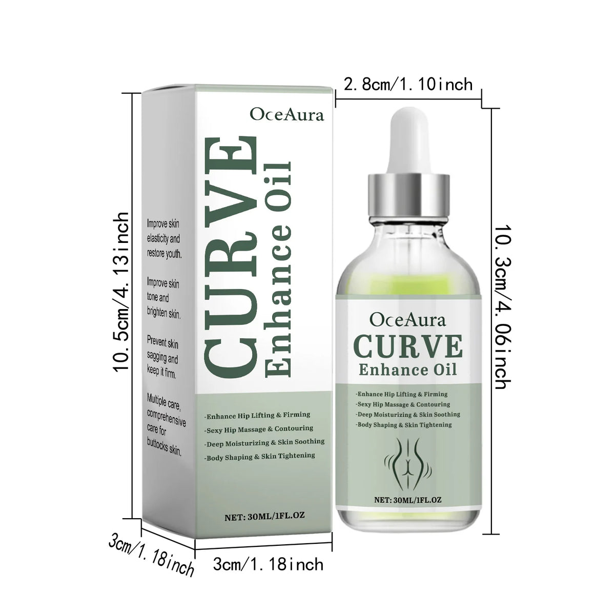 Hip Firm Enlarge Essence Oil Plump Sexy High Buttock Big Ass Moisturize Soft Improve Sag Flat Enhance Hip Elasticity Essence Oil