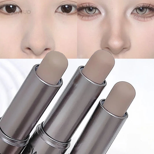 Moisturizing Matte Concealer Contour Stick Smooth Lasting 3D Nose Shadow Waterproof Face Highlight Brighten Contour Makeup