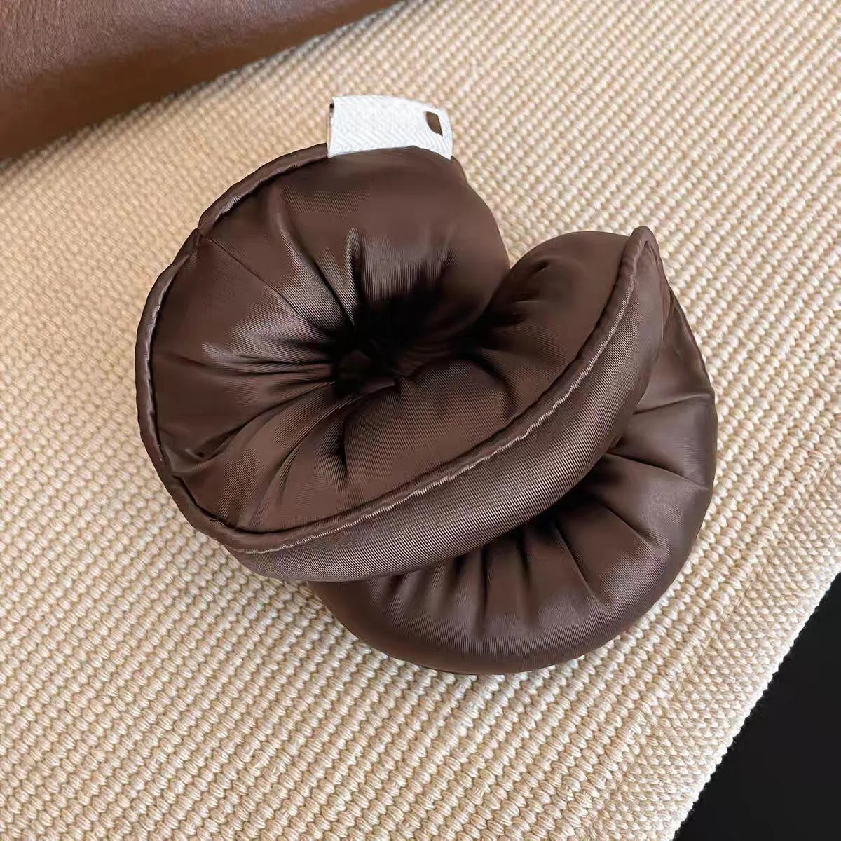Sleep Scrunchies for Women Silk Satin Large Sponge Hair Band Elastic Ponytail Holder No Crease Soft Hair Accessories Hair Ties