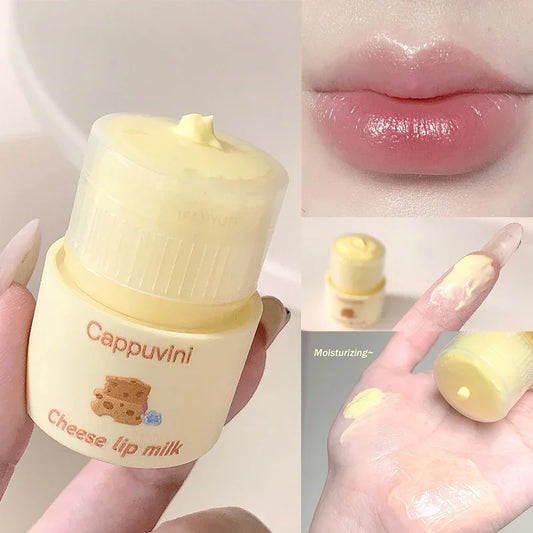 12g Rotate Lip Sleep Mask Night Sleep Maintenance Moisturizing Lip Gloss Reduce Lines Makeup Base Cream Nourishing Lip Care Balm