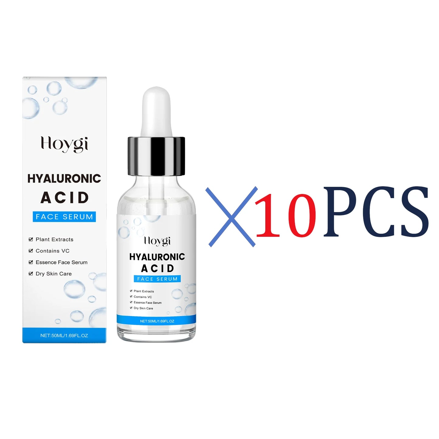 Hyaluronic Acid Serum 50ml Anti Aging Face Serum With Centella Asiatica Deep Hydration For Glowing Skin For Fine Lines Wrinkles