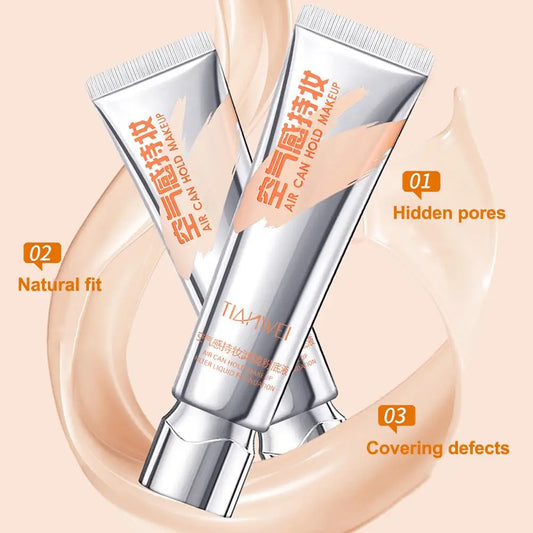 Airy Lasting Makeup Foundation Moisturizing Concealer Brightening Skin Color Invisible Pore Makeup Primer Isolation Cream 30ml