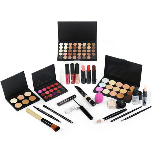POPFEEL Christmas Makeup Set - Complete Holiday Cosmetic Collection Featuring Eyeshadow, Concealer, and Lipstick,Gift-Giving.