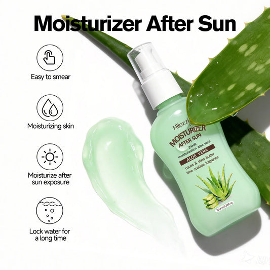 Aloe vera gel and cream are great for after-sun care and skin repair, and are suitable for application after outdoor activities.