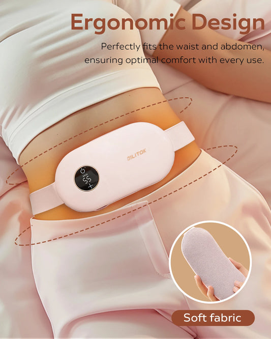 IMESA Portable heating pad, heating pad for period cramps, Fast Heating Pad,Wearable Heating Pads for Cramps with 3 Heat