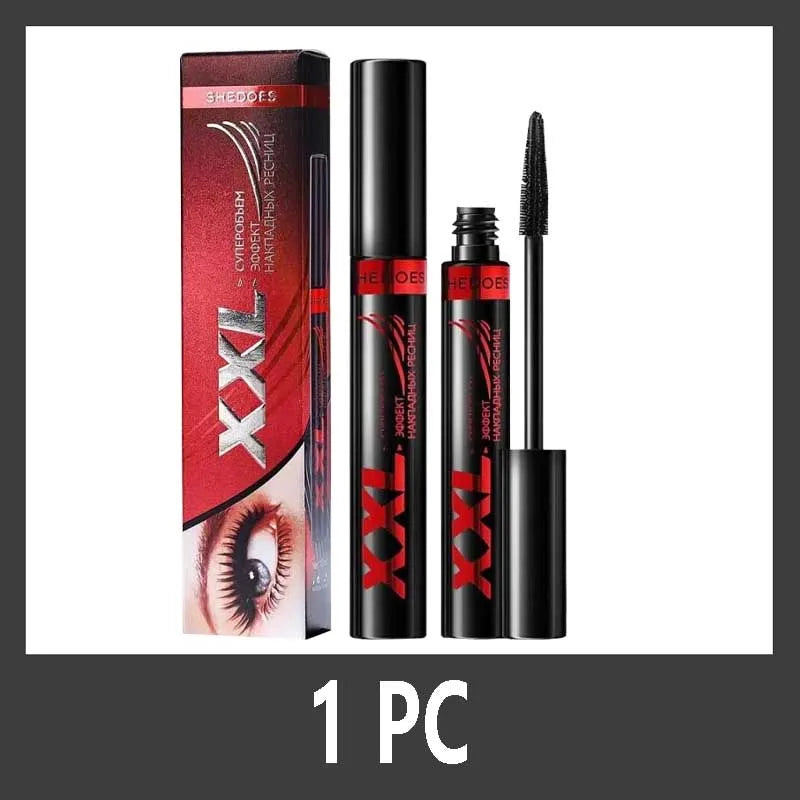 3D Mascara Waterproof Extra Volume Long -lasting Hyper-Curl Lengthening Eyelash Non-smudging Eyelashes Black Mascara Makeup