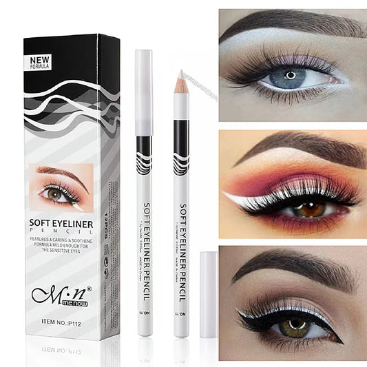 5pcs Menow Eyebrow Pencil White Mark Pen For Microblading Pmu Waterproof and Soft White Eyeliner Pencil Eye Silkworm Brighten