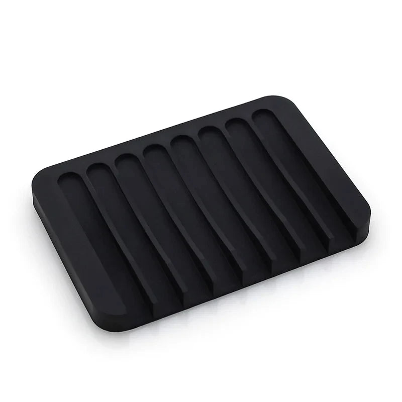 Self Draining Soap Dishes Silicone Soap Saver Waterfall Drainer Soap Holder Bathroom Extend Soap Life Keep Soap Bars Dry Clean