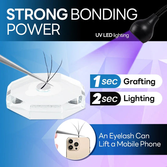 ARISON 5ml UV Eylash Glue 1~2s Quick-Drying Waterproof Professional Lash Glue Long-lasting Eyelashes Extension Adhesive