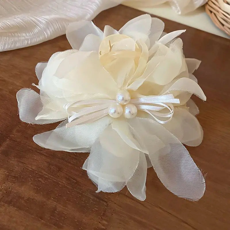 Romantic Elegant Flower Hair Claw Clips For Women Girls Hair Clip Barrette Hairpins Hair Clamps Headwear Hair Accessories Gift