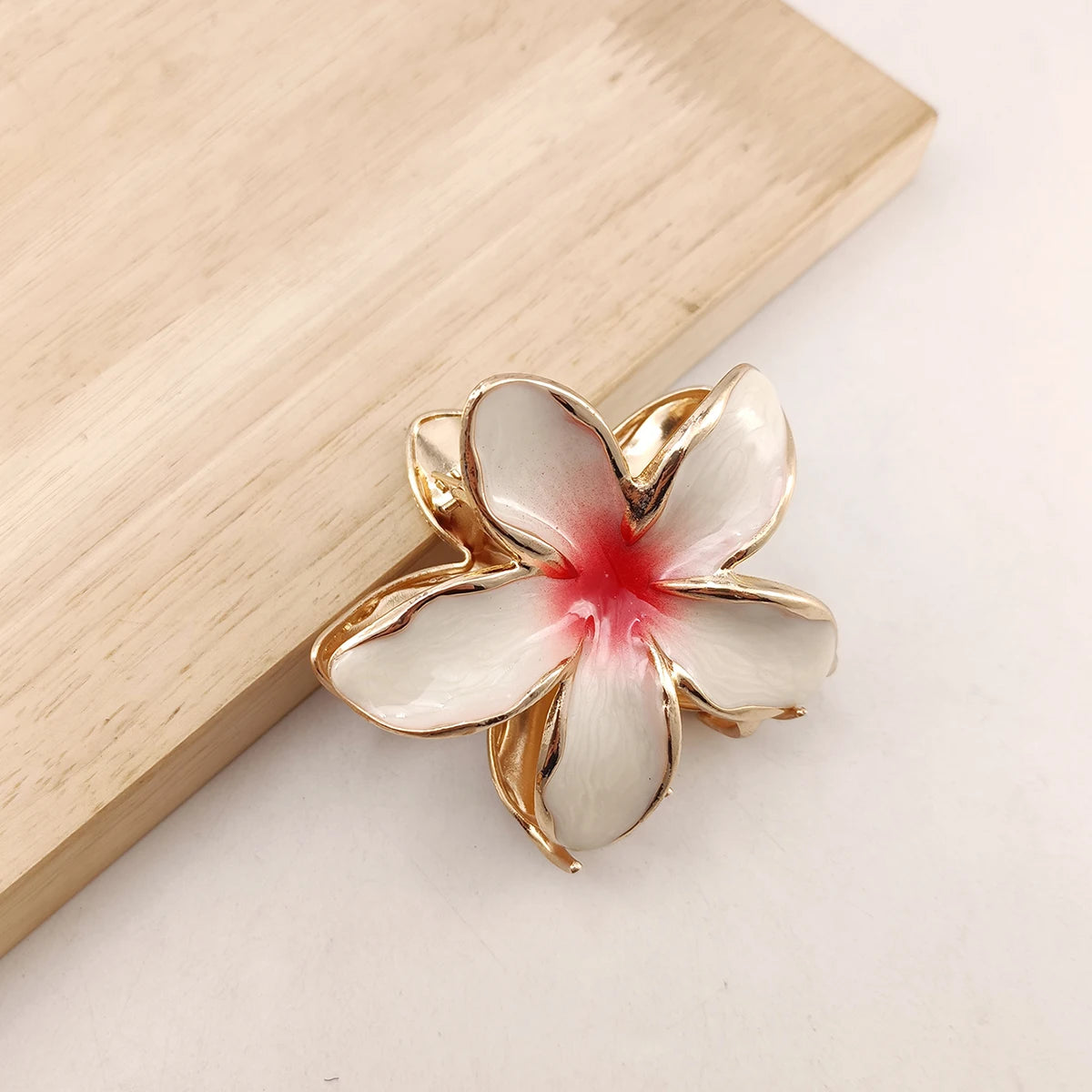 3/6 Pcs Alloy Flower Hair Claw Clips for Women Beach Holiday Hair Claw Stylish Shopping Headwear Female Hair Accessory