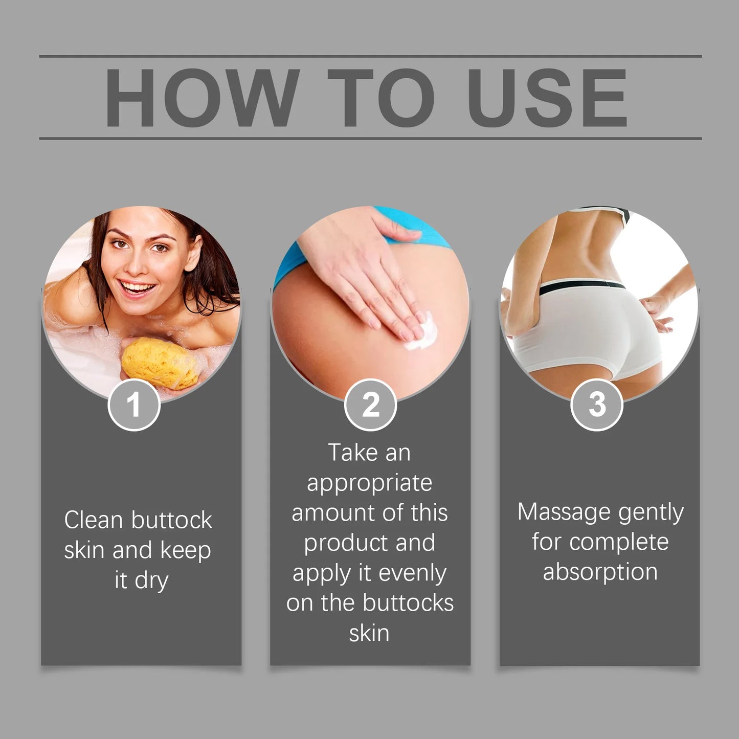 Oceaura Butt Skin Care Cream Nourishing Enhance Skin Elasticity Moisturizing Reduce Sagging Tightening Butt Lifting Cream