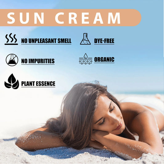 Sunscreen Spf 50+ Uv Shield Reduce Dryness Sunburn Repair Firming Skin Refreshing Oil Control Hydrate Brighten Sun Block Cream
