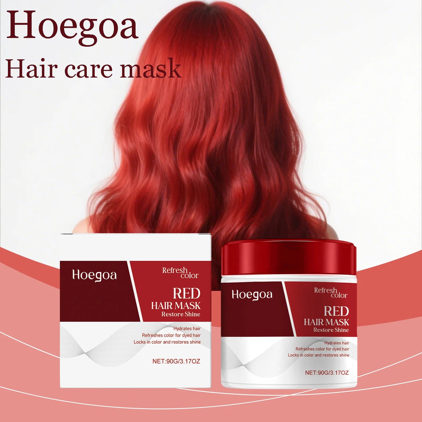 Hoegoa Hair Nourishing Mask Repair Damaged Hair Reduce Dryness Prevent Frizzing Enhance Shine Restroing Lasting Hair Care Mask