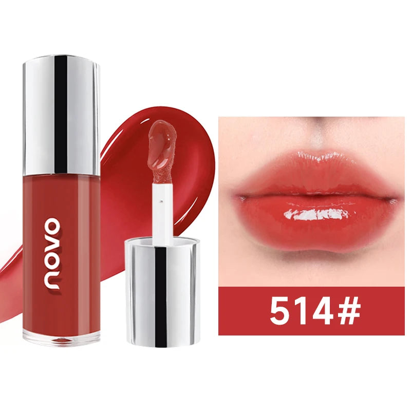 Mirror Glossy Lip Gloss Moisturizing And Long-Lasting Non-Stick Cup Lipstick, Rich Color, Blush, Brightening And Plumping,